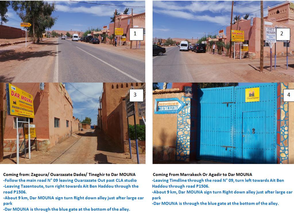 Dar Mouna Ait Benhaddou Buitenkant foto